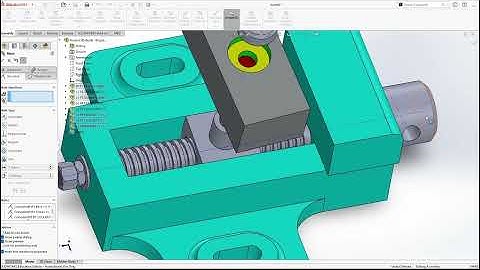 Tutorial: Machine Vice - Assembly of 8 Parts in Hindi - Solidworks 1080p #automobile #trending