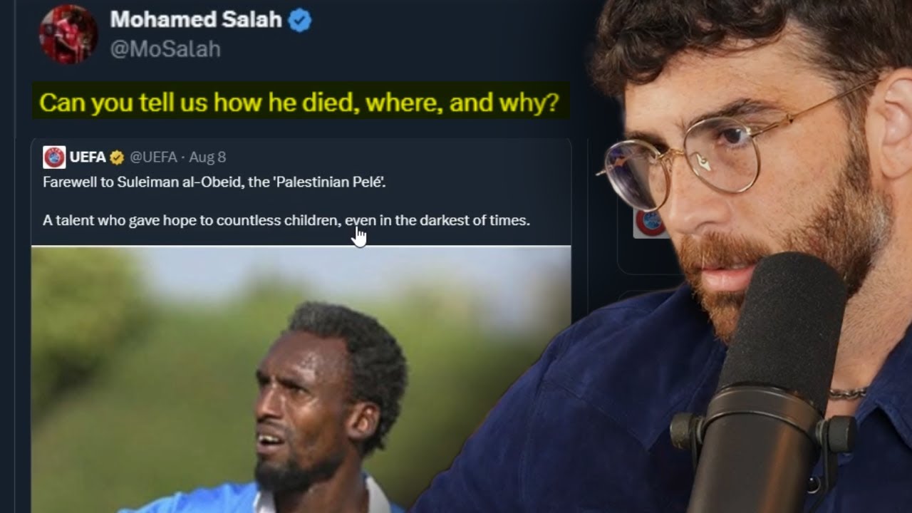 Mo Salah Speaks Out About Palestinian Football Player | Hasanabi Express