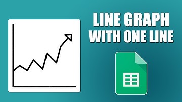 How to make a line graph in google sheets with one line