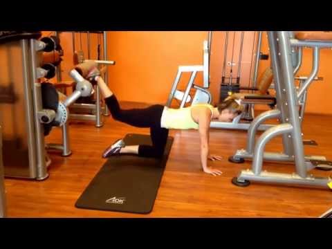 ASI Training Video - Glute Kick backs of lying leg curl machine