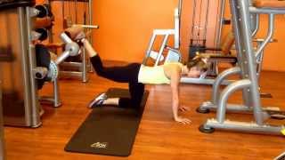 ASI Training Video - Glute Kick backs of lying leg curl machine