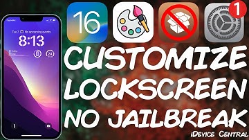 How To FULLY CUSTOMIZE The Lock Screen Without Jailbreak (iOS 16 Developer Beta 1)