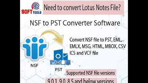 NSF to PST Converter