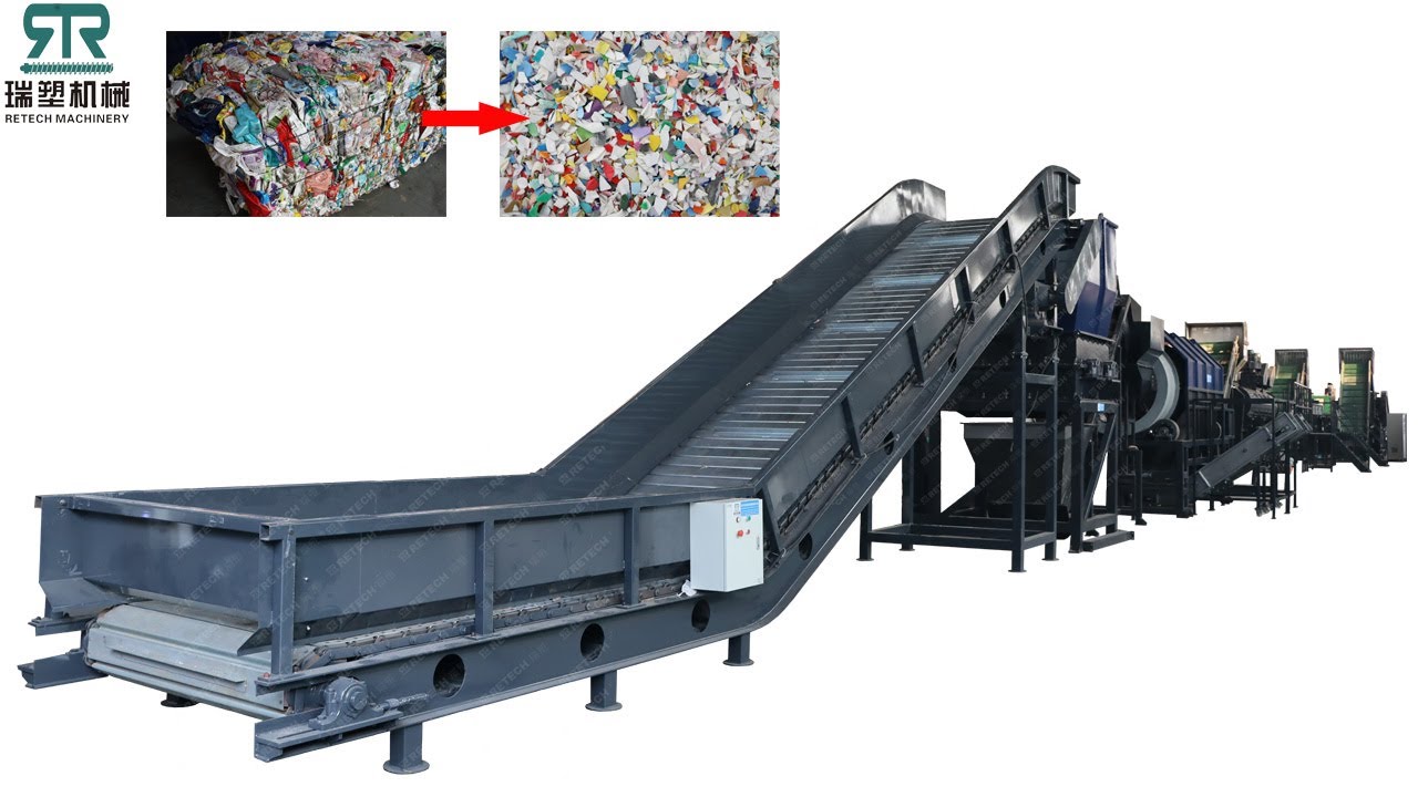 HDPE PP Plastic Bottle Drum Container Washing Line(How it works)