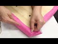 How to fold double pleat for upholstery Mollies