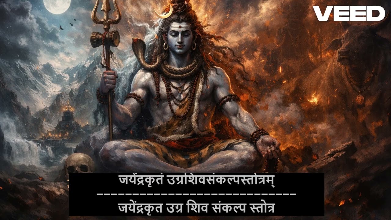 Ugra Shiva Sankalpa Stotram by Jayendra || जयेंद्रकृतं उग्रशिवसंकल्पस्तोत्रम्