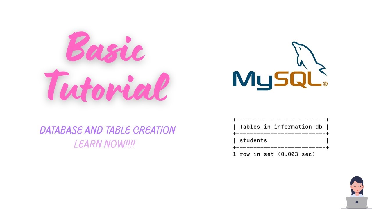 MySQL Beginner Tutorial: Create Your First Database and Table - YouTube