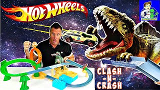 Pistas Hot Wheels Dinossauro Jurassic World Clash 'N Crash