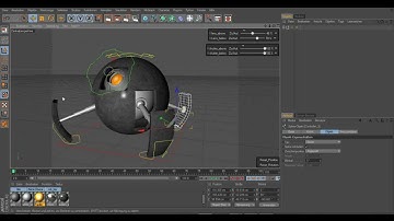 3d Robotic Sphere / Roboball Animation Rig - Maxon Cinema 4d