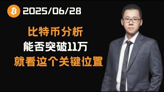 比特币能够突破，就看这个关键位置。比特币 | 技术分析 | 行情 | BTC