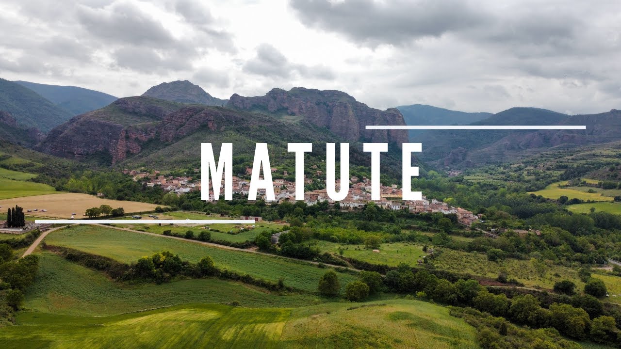 Matute, La Rioja, a vista de dron