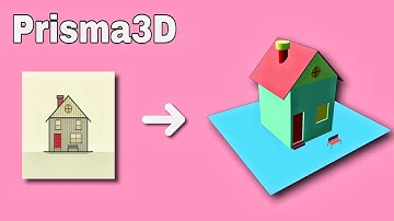 How to make a 3D home in mobile | Prisma 3d tutorial | Android animation and modeling