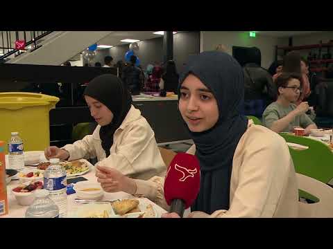 Iftar op Porteum: 'Het gaat vooral om de gezelligheid'