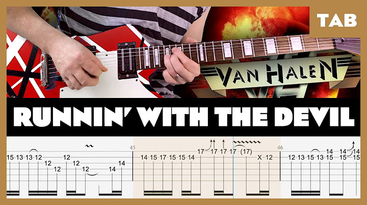Runnin' with the Devil Guitar version - Guitar performance video thumbnail