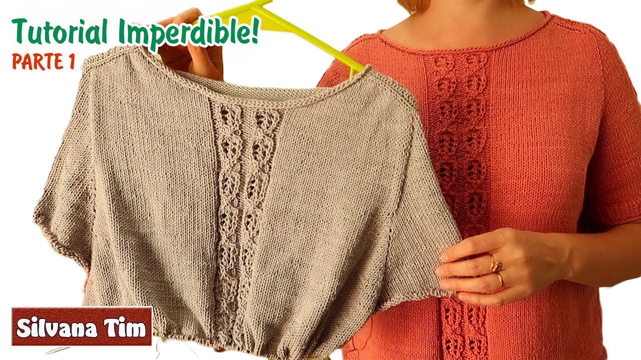 💫 JERSEY desde el Cuello SIN Costuras | SADDLE SHOULDER Explicado FÁCIL 🧶 Tutorial 1399