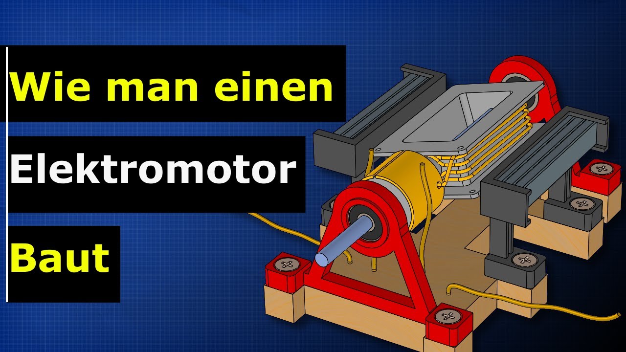 Wie man einen Elektromotor baut 