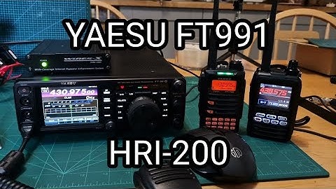 HRI200 , Yaesu FT991a , Analogue