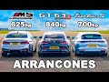Nuevo AMG GT 63 S de 840 hp vs BMW M5 vs Panamera Turbo: ARRANCONES