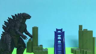 Godzilla 2014 (stop motion) test