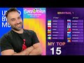 Eurovision 2024: My Top 15 of Semi-final 1