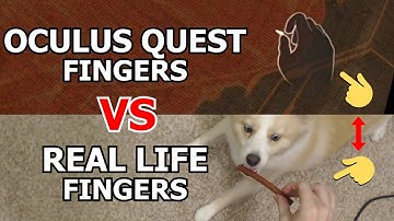 Oculus Quest - Finger Tracking VS Real Life!