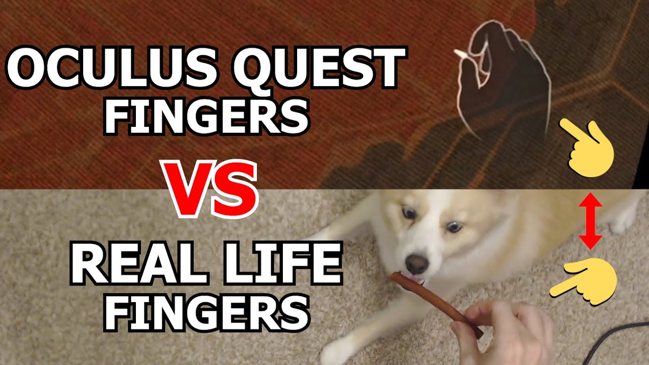 Oculus Quest - Finger Tracking VS Real Life!