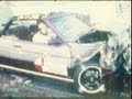 1984 chevy cavalier convertible  frontal crash test by nhtsa  crashnet1