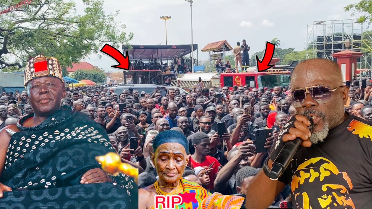 Nana Tabri Pulls Massive Crowd at Asantehemaa funeral with Hot Performance🔥 #nanatabriliveband 