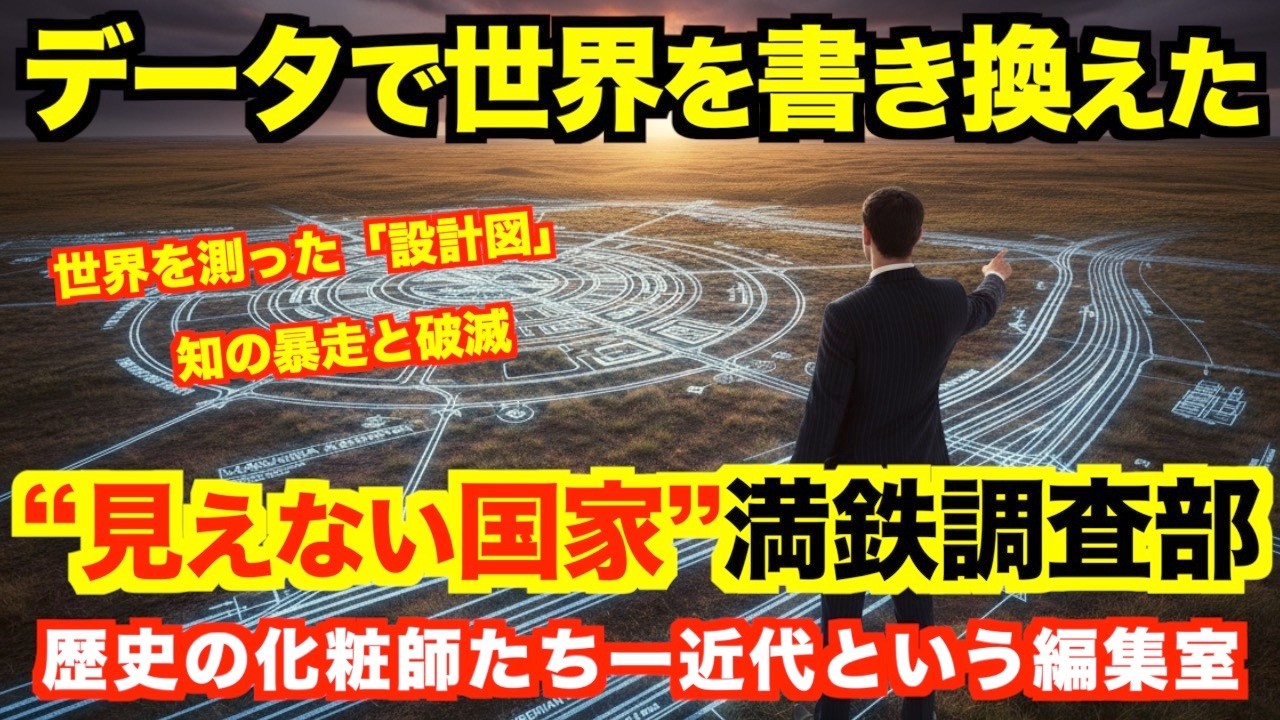 データで世界を書き換えた ― “見えない国家”満鉄調査部【歴史の化粧師たち―近代という編集室⑩ ― 知の暴走と破滅】