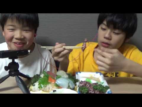 【ASMR】新鮮とれたて海ブドウをぶーたろーくんと食べてみた！