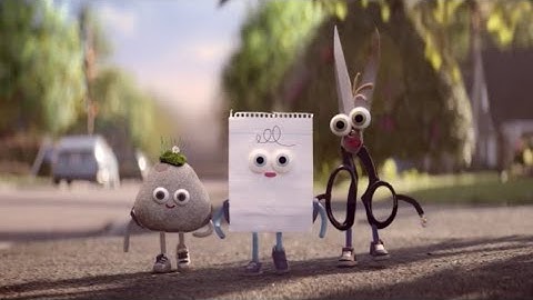 GOOGLE ANDROİD ANİMASYON REKLAMI TAŞ KAĞIT MAKAS