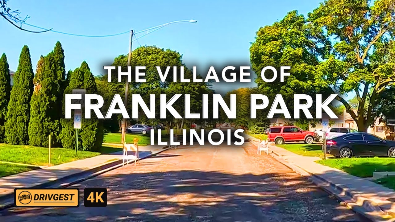 Franklin Park Illinois | ASMR | Drive Tour | 4K Drivgest