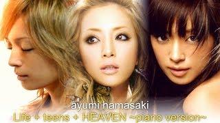 ayumi hamasaki - Life   teens   HEAVEN ~piano Version~ (Live streaming from FB)