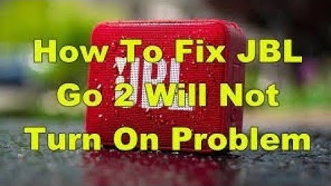 JBL GO BUG ! How to solve Red Light Problem on JBL Bleutooth Box