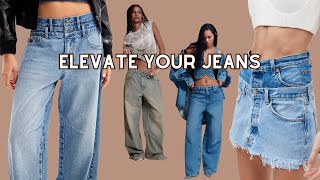 5 Ways To Elevate Your Denim | Clothing hacks