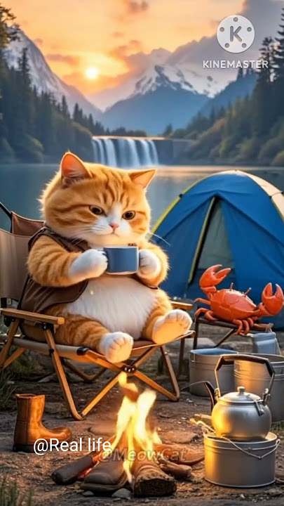 #Mory the cat is having a picnic🇦🇨🇦🇨