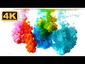 Abstract Liquid! V - 5! 1 Hour 4K Relaxing Screensaver for Meditation. Amazing Fluid! Relaxing Music