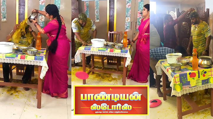 குமரவேலுவை சாம்பாரில் குளிப்பாட்டிய அரசி 😂 | Pandian Store 2 Serial Shooting Spot | Pandian Store 2
