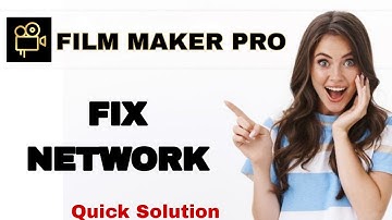 How To Fix And Solve Network On Film Maker Pro App | Easy Fix