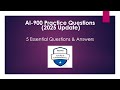 Microsoft Azure AI-900 Practice Questions 2025 | 5 Key Questions Explained (Part 3)