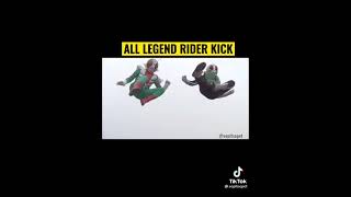 All Heisei Rider Kick