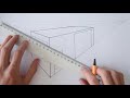 TUTORIAL | HOW TO DRAW A BASIC HOUSE (2-POINT PERSPECTIVE)