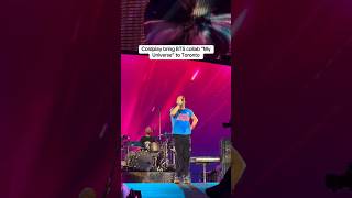 Coldplay play their BTS collab “My Universe” at Roger’s Stadium in Toronto