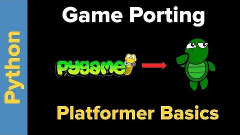 Python Game Porting Tutorial: Pygame to Turtle Platformer