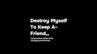 Be One Feeling Inside - Puppy (menahan lirik lagu)      #overlay #liriklagu #sad