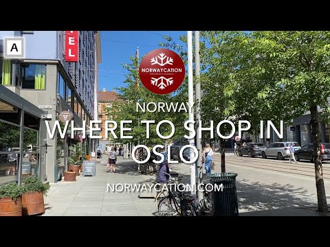 Video: Where to Go Shopping in Oslo, Norwegen