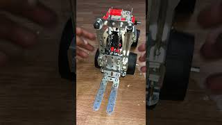 ⚙️ Building a Powerful Motorized Forklift from Nuts & Bolts! Meccano Engineering Fun #imalidotcom