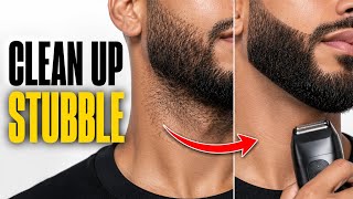 How to Clean Up Beard Stubble Between Lineups