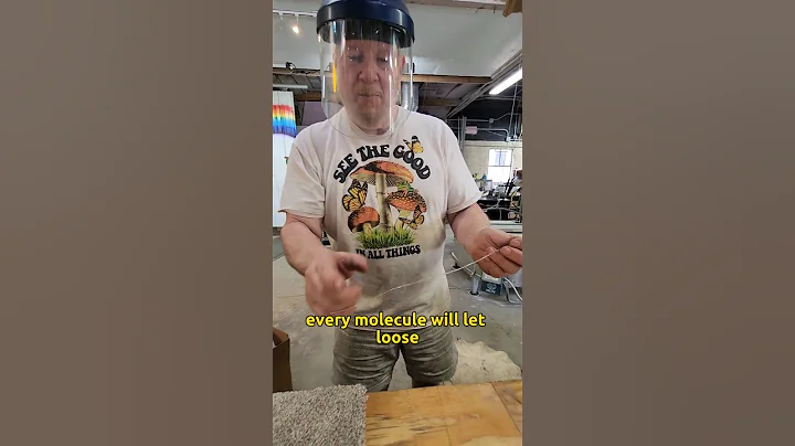 Making Prince Ruperts drops #glassblowing #glassartist #artist #science #physics #glass #glassblower