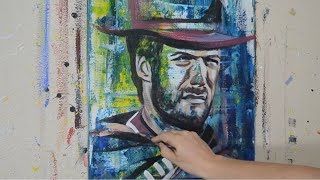 the most enjoyable way to paint a portrait contemporary painting technique with acrylics